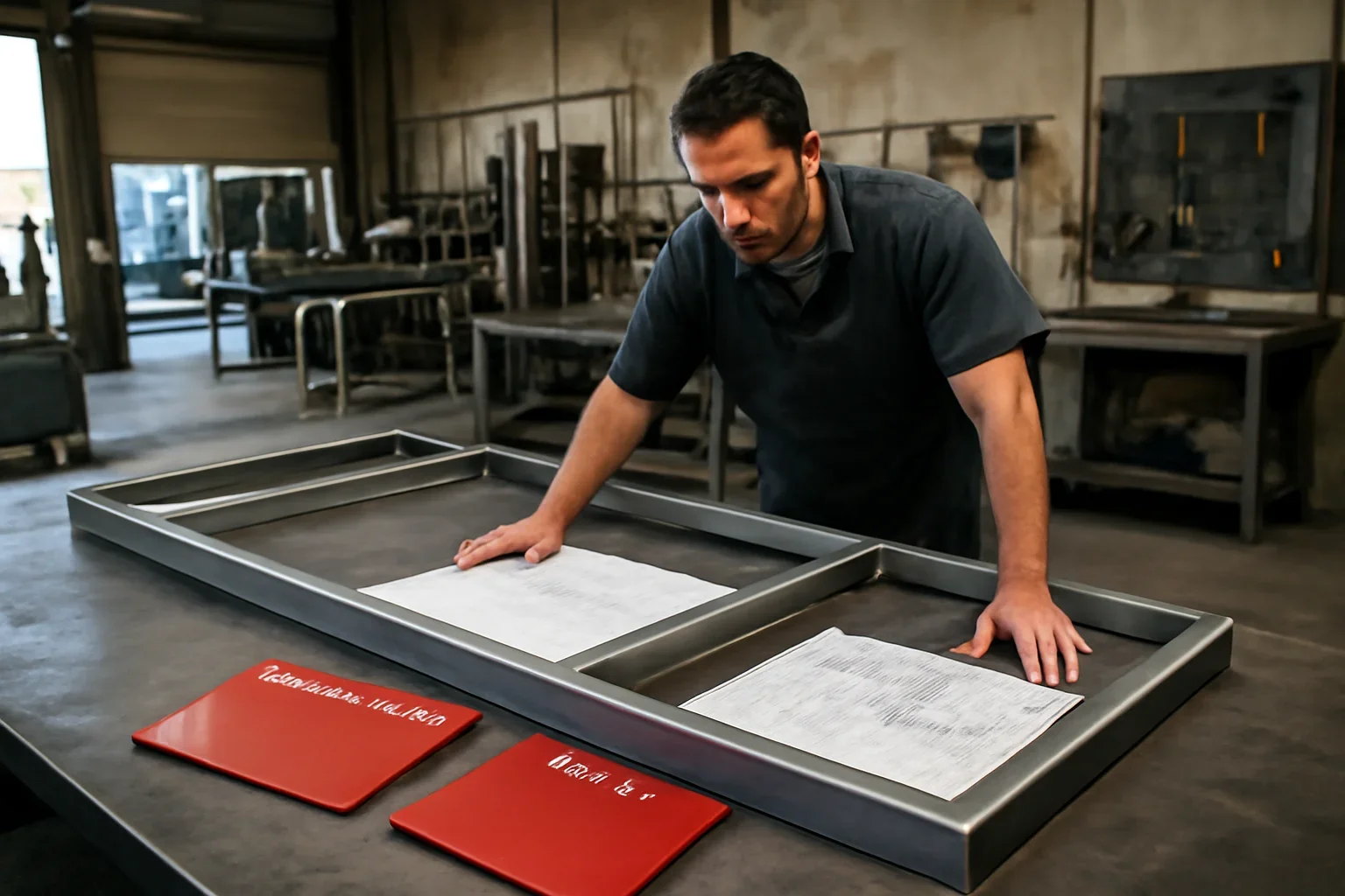 Powder Coating vs Paint project planning at a custom metal fabrication shop