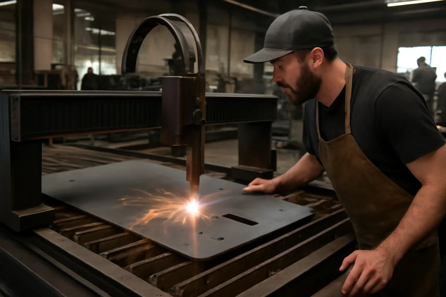 CNC Plasma Cutting project planning at a custom metal fabrication shop