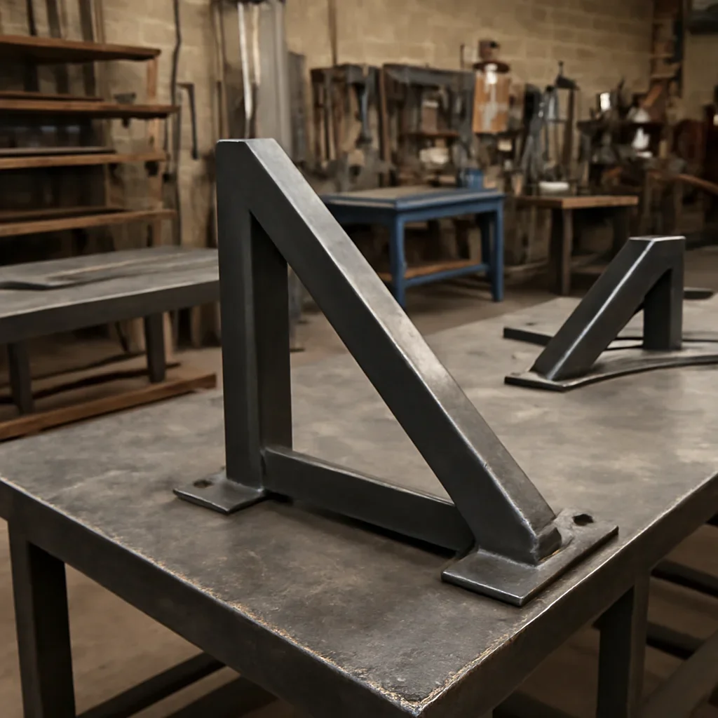 Custom fabricated metalwork related to construction