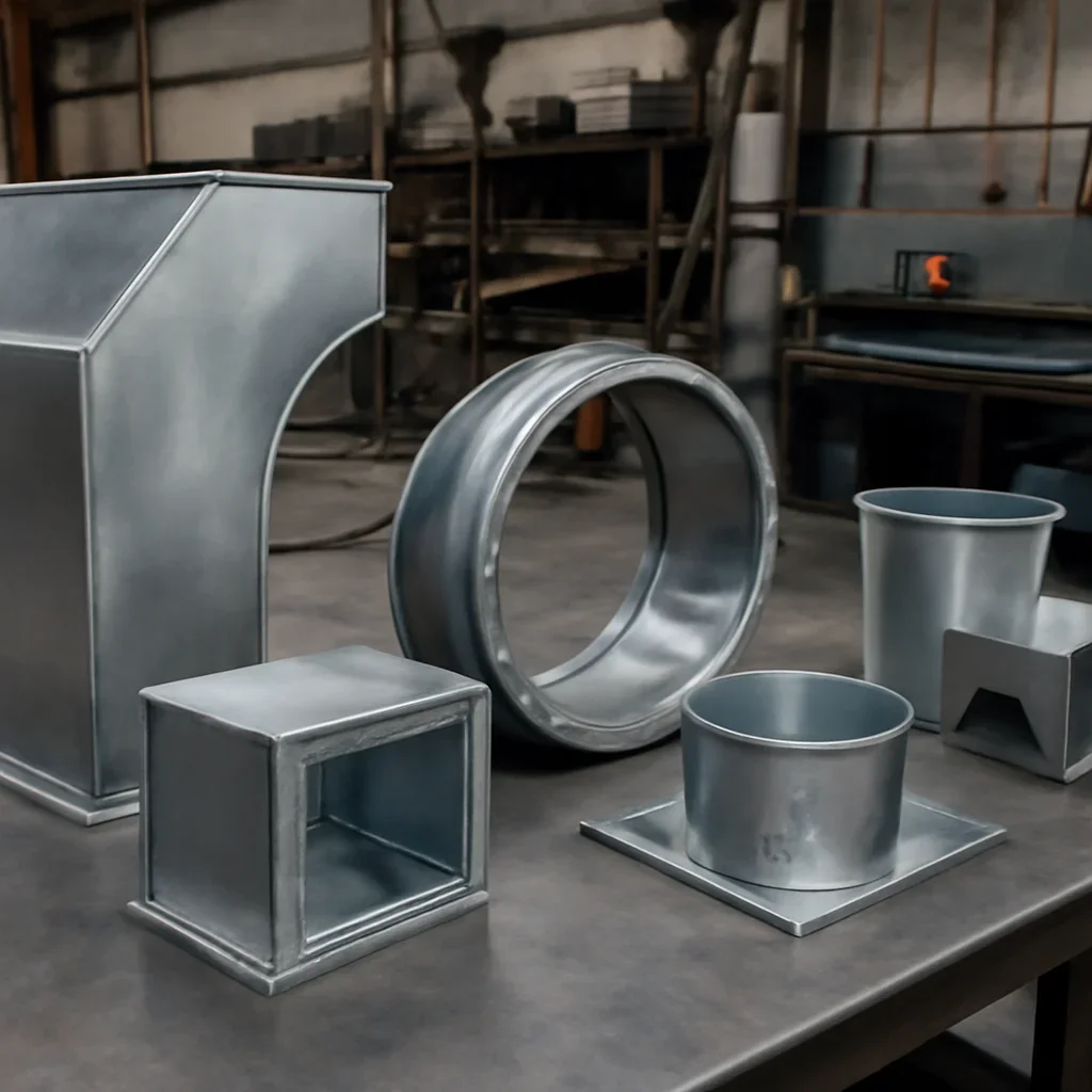 Custom fabricated metalwork related to hvac & mechanical