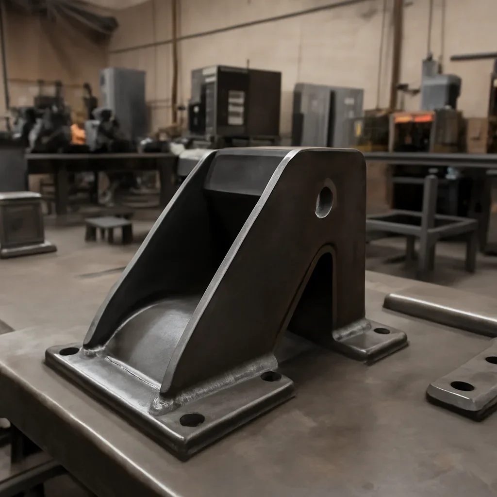 Custom fabricated metalwork related to manufacturing
