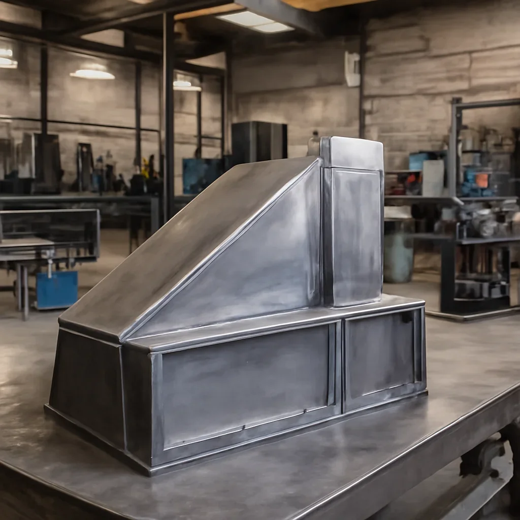 Custom fabricated metalwork related to pdf shop drawings