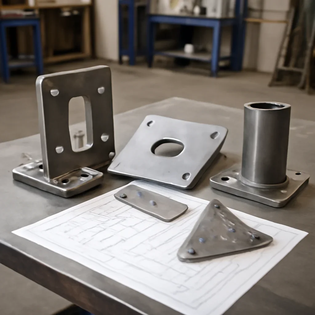 Fabricated metal components prepared for a Canyon Country, CA project