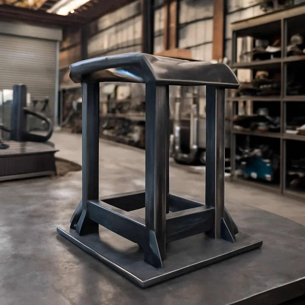 Custom fabricated metalwork related to service area