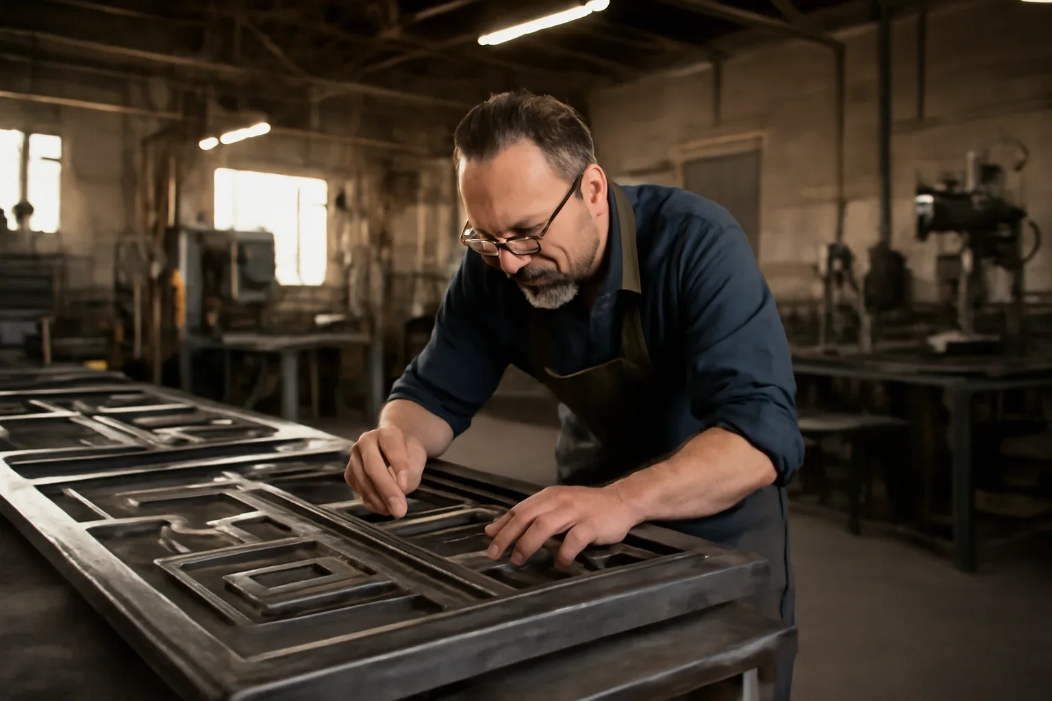 For Property Managers project planning at a custom metal fabrication shop