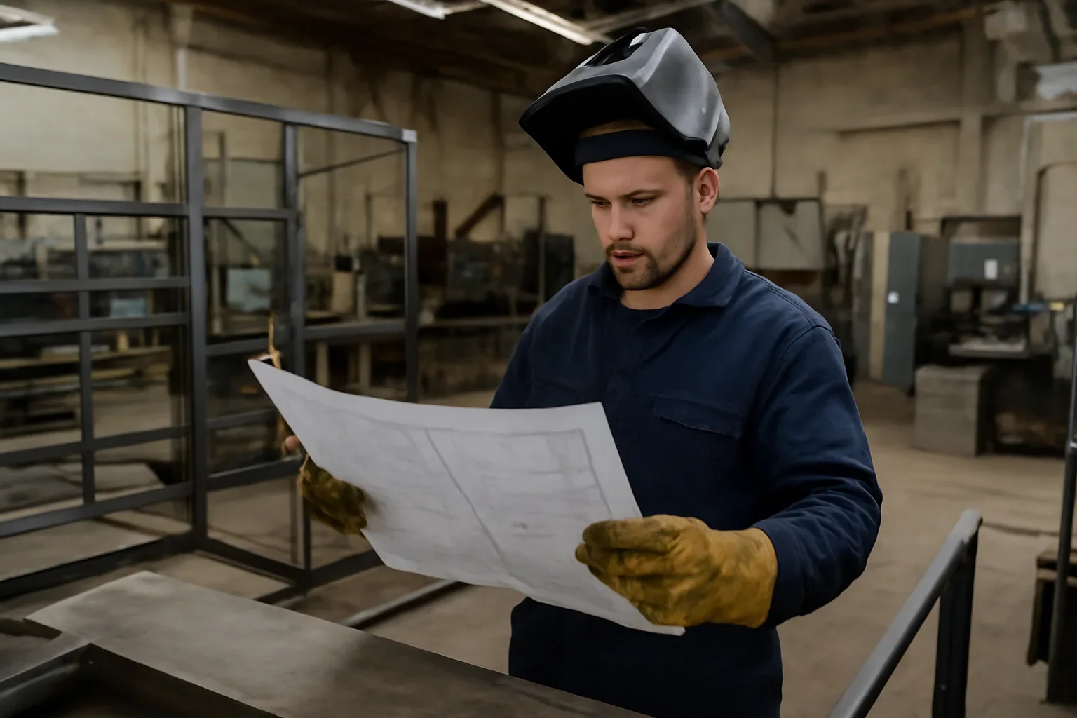 Local Code & Permitting Guide project planning at a custom metal fabrication shop